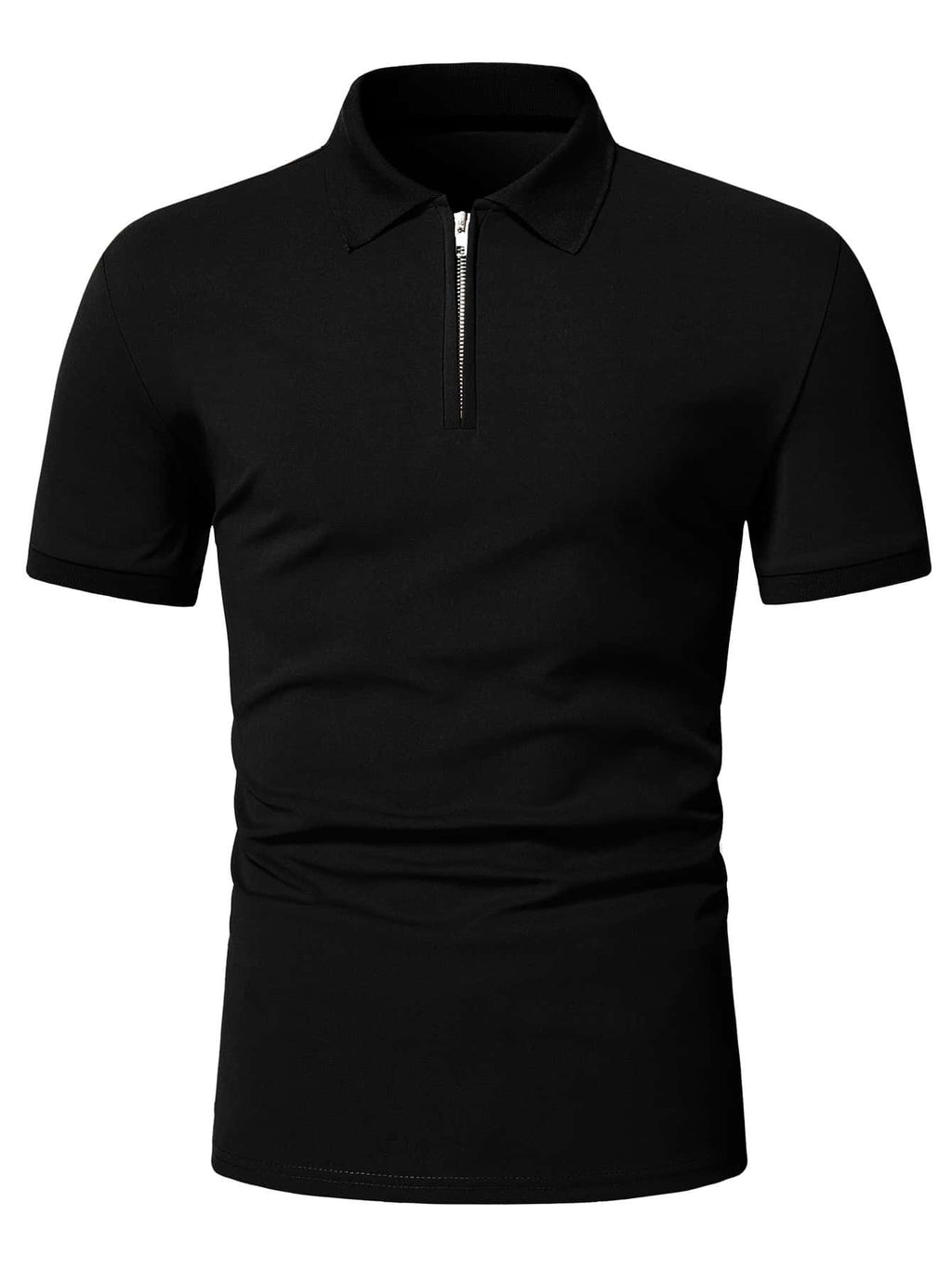 Camisa Polo Masculina com Zíper de Quarto