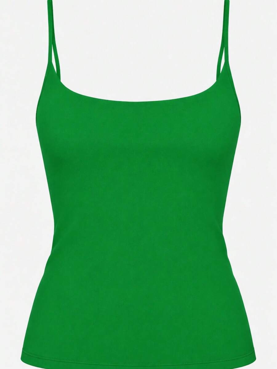 Regata Alça Fina Blusa com Forro Duplo no Busto