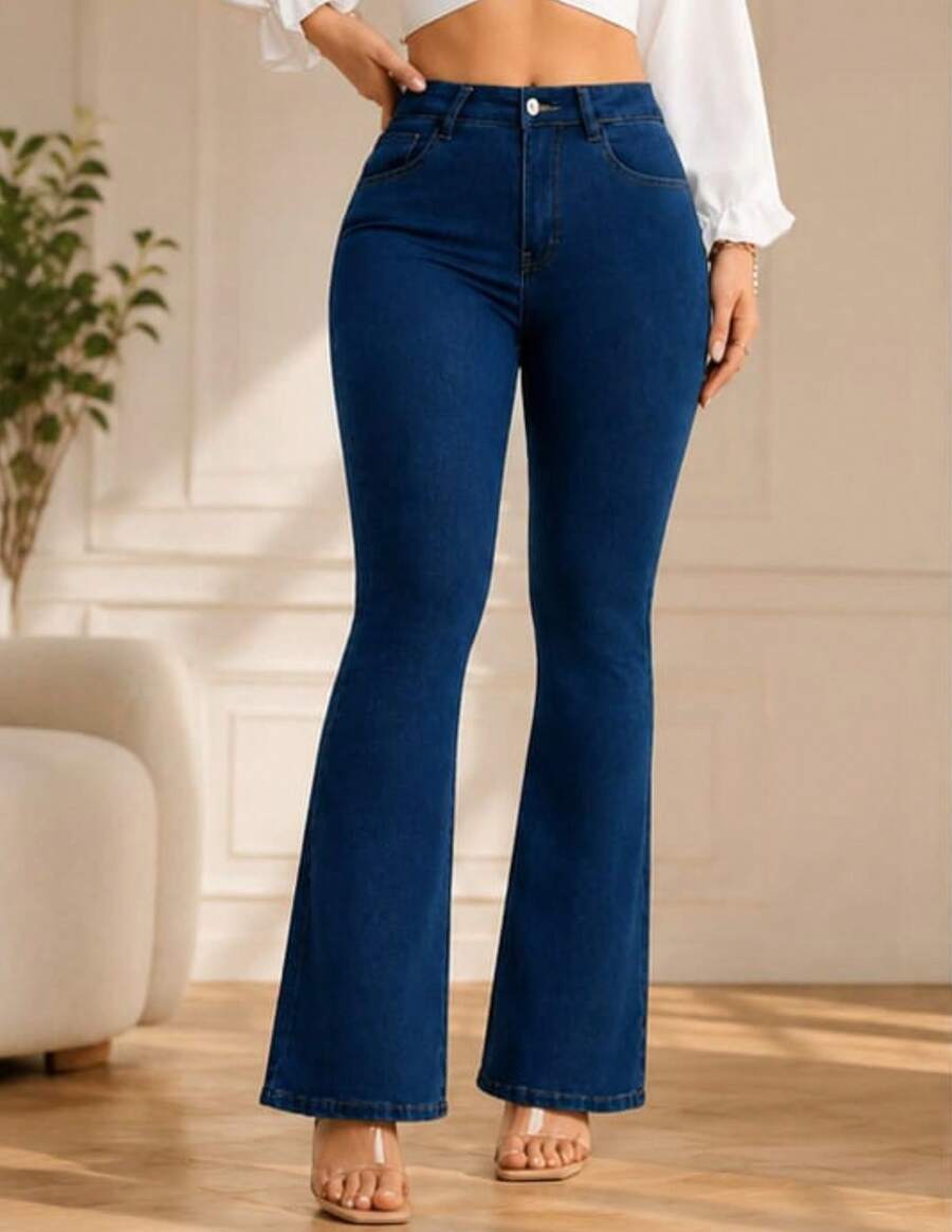 Calça Jeans Flare Feminina