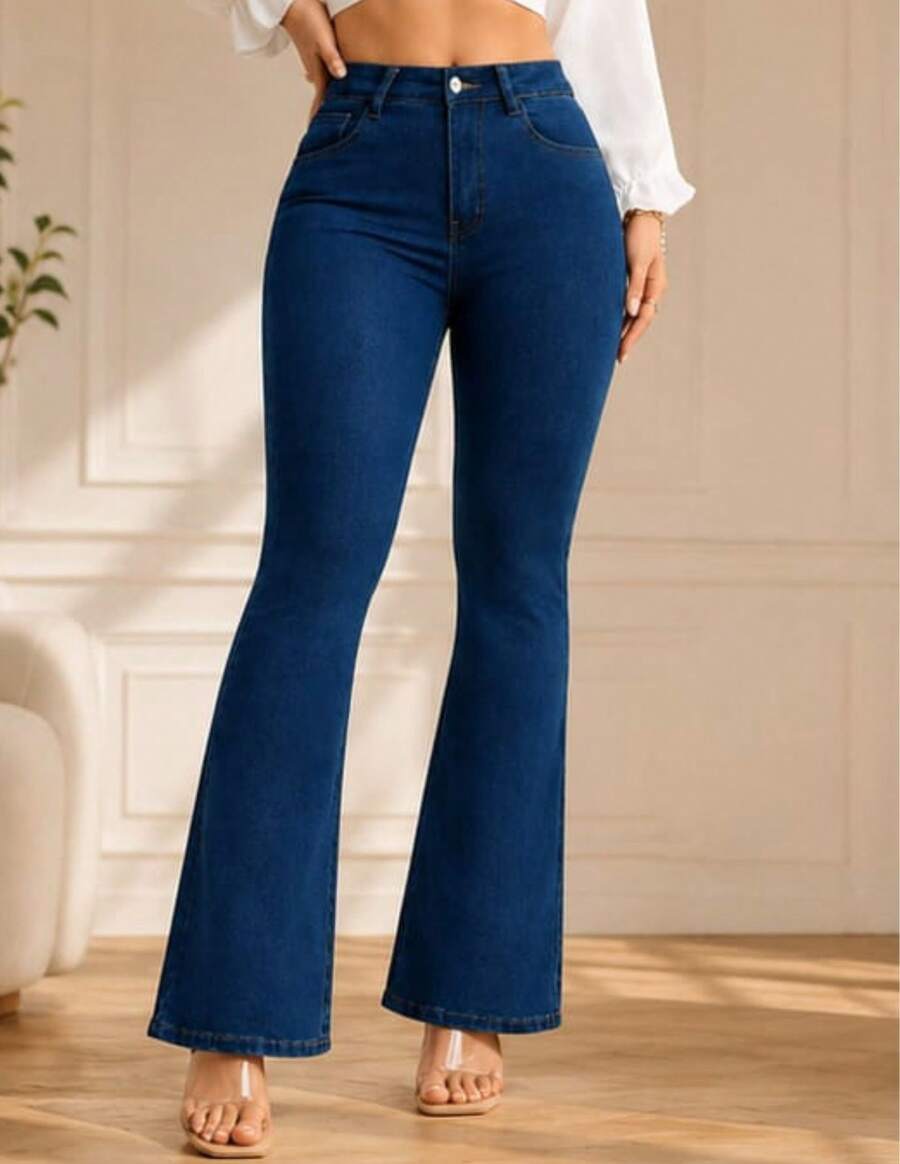 Calça Jeans Flare Feminina