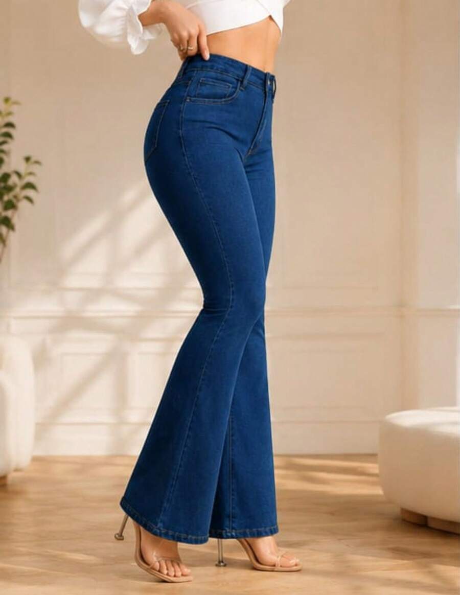 Calça Jeans Flare Feminina