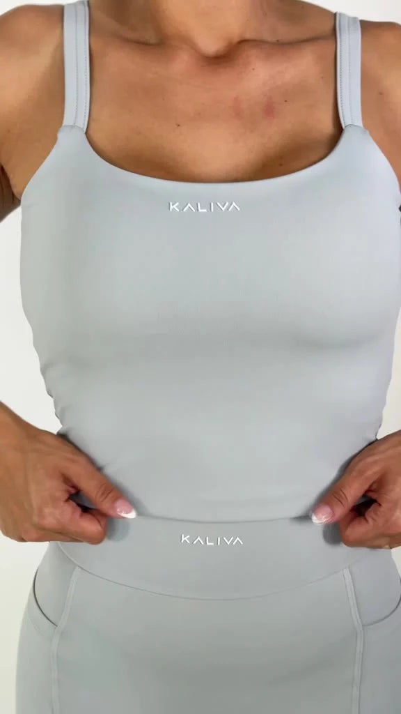 Regata com Short de corrida com Bolsos Cintura