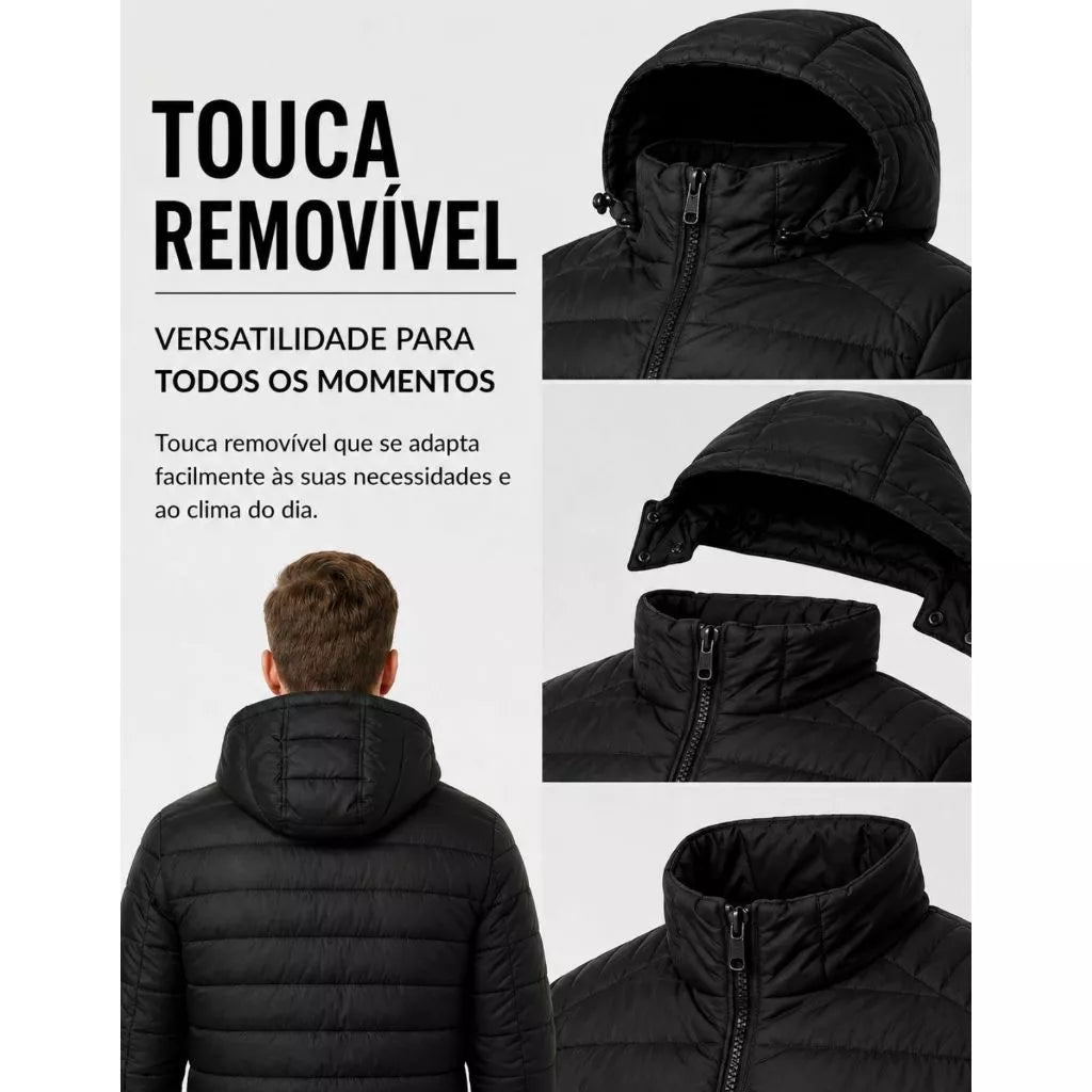 Jaqueta Puffer Bobojaco Corta Vento