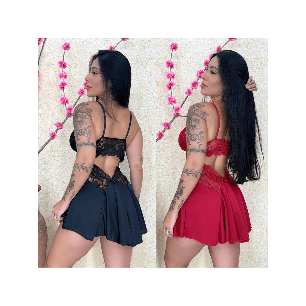 Kit Com 2 Camisolas Feminina Sensual Bailarina